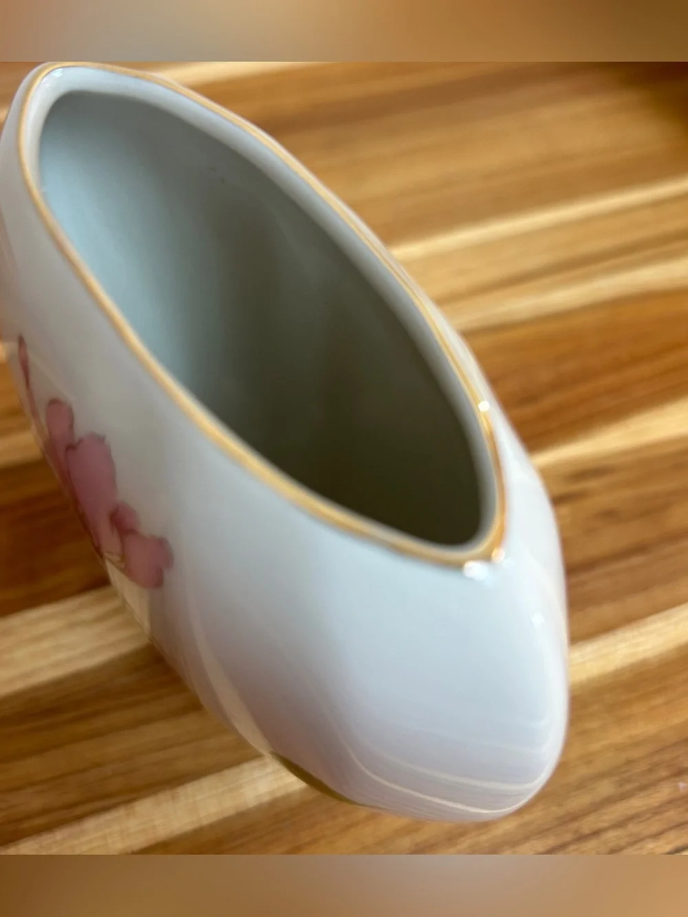 Vintage Otagiri Japan "Cyclamen Collection" Porcelain Vase - Picture 2 of 7